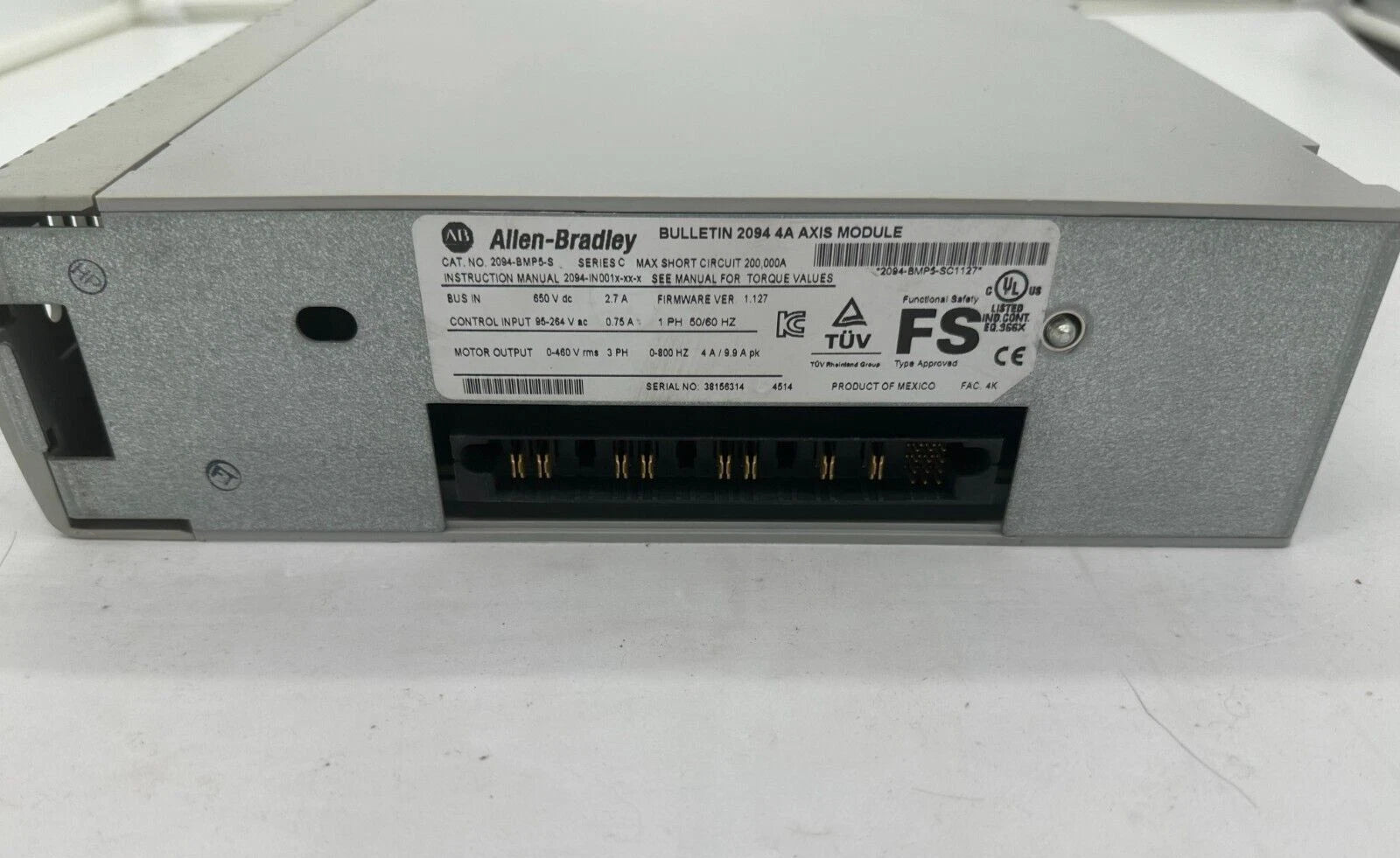 Allen‑Bradley Kinetix 6000 Servo Drive 2094-BMP5-S Series C | 400/460V | 4A Axis Module