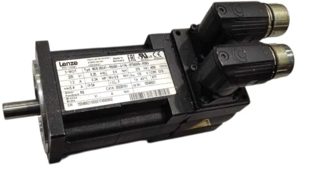 Lenze MCS 06C Servomotor 0,25 kW – MCS 06C41-RS0B0-A11N-ST5S00N-R0SU