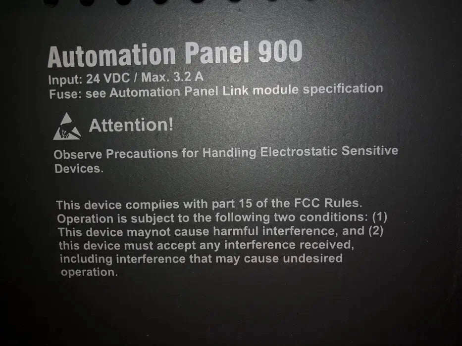 Panel de automatización B&R / SINGULUS 900 – 5AP920.1043-K07 – HMI industrial de 24 V CC