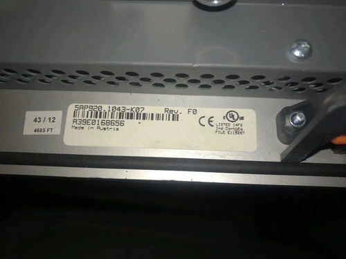 Panel de automatización B&R / SINGULUS 900 – 5AP920.1043-K07 – HMI industrial de 24 V CC