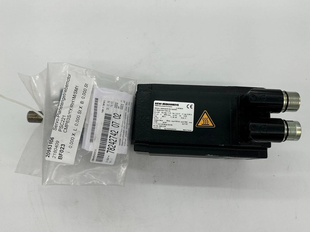 SEW-EURODRIVE PSC221 CMP63S/KY/RH1M/SM1 Servo Planetary Gearmotor i=7.00 IP65 400V