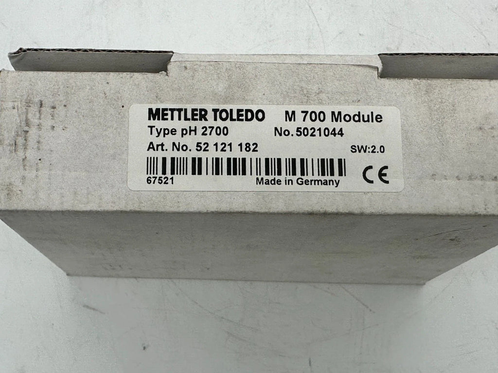 Módulo Mettler Toledo M700 pH 2700 – Entrada de pH/ORP/Temperatura, Tipo pH 2700, Art. N.° 52 121 182