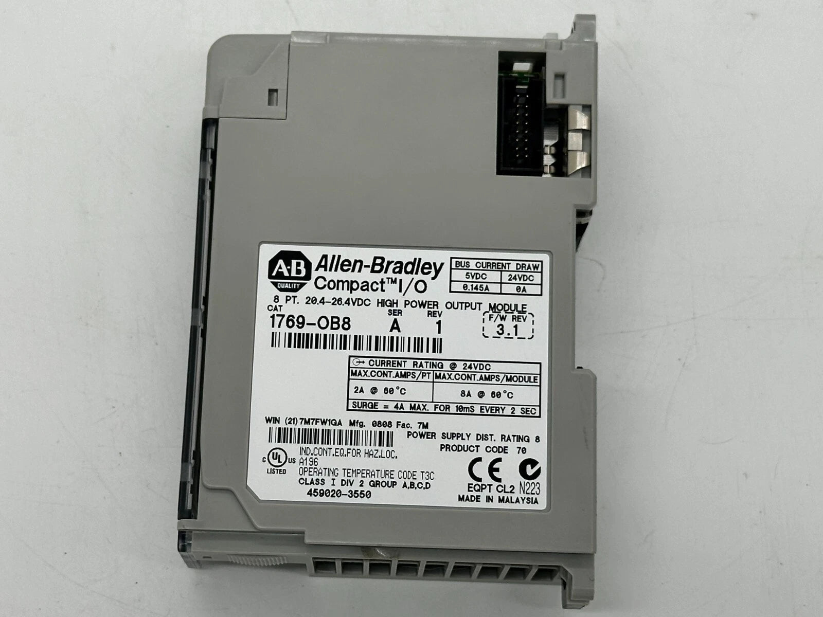 Allen Bradley 1769-L32E SER A/ 1769-IQ16/1769-OB8/1769-SDN SER B/ 1769-IQ32T