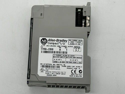 Allen Bradley 1769-L32E SER A/ 1769-IQ16/1769-OB8/1769-SDN SER B/ 1769-IQ32T