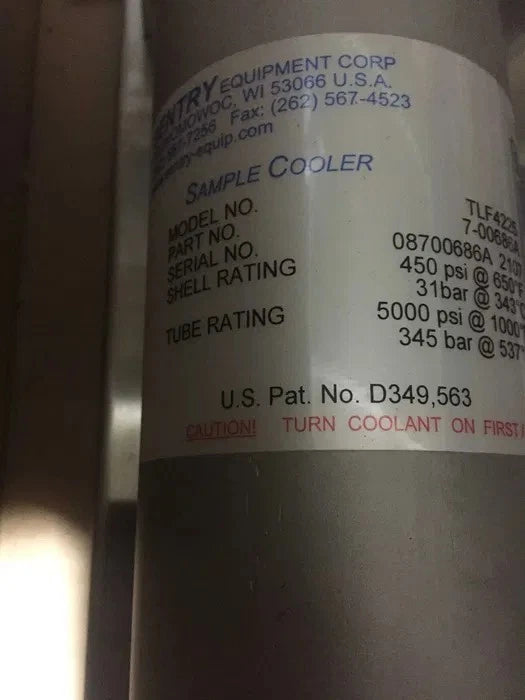 Sentry SL200H Single Line Sample Panel | Industrial Process Sampling System