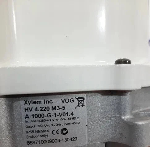 Xylem HYDROVAR  HV4.220 M3-5 / A-1000-G-1-V01.4 – Variable Frequency Drive – 380-460V – 43A