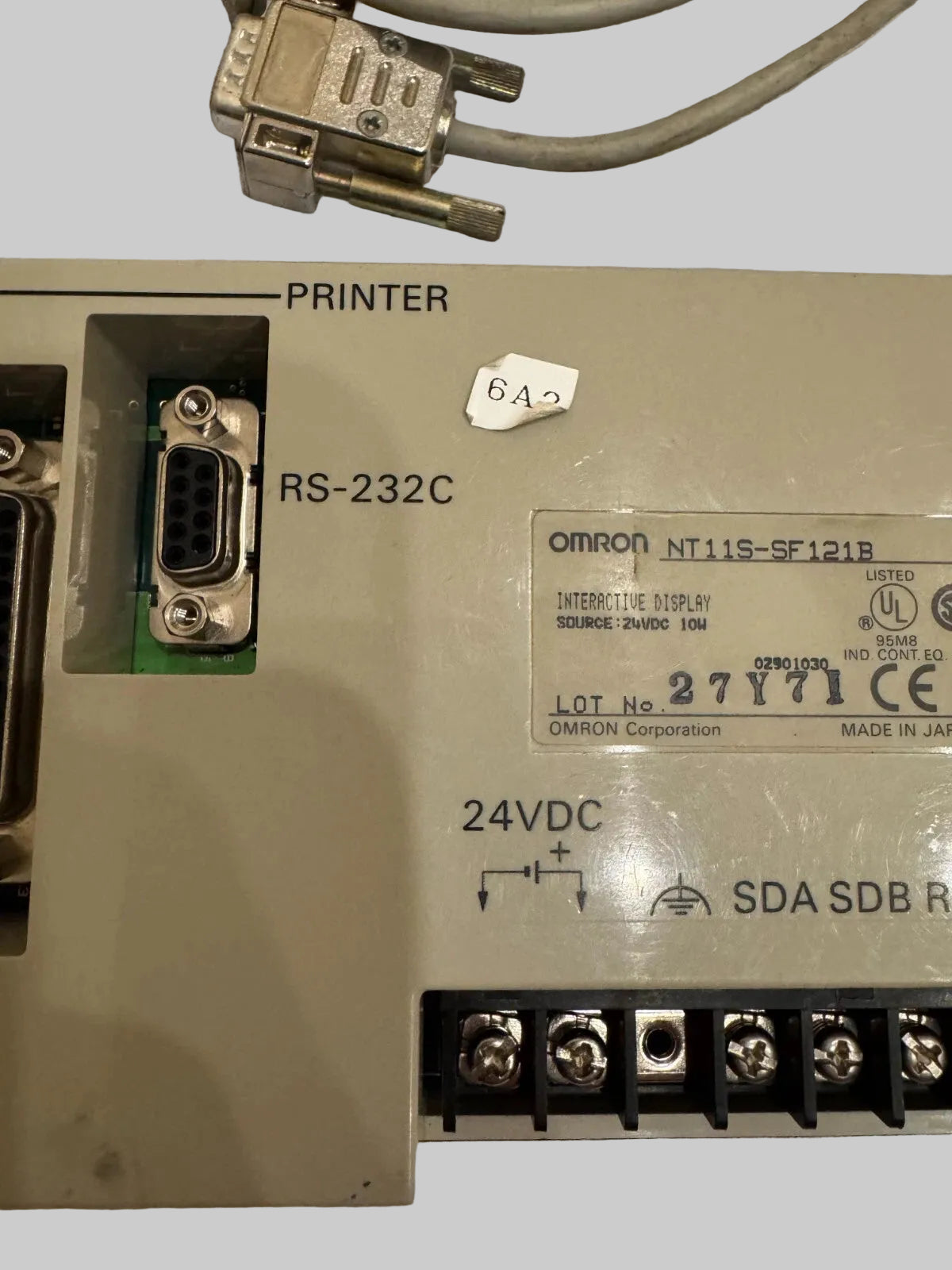 Omron NT11S-SF121B Operator Interface | Interactive Display | 24 VDC