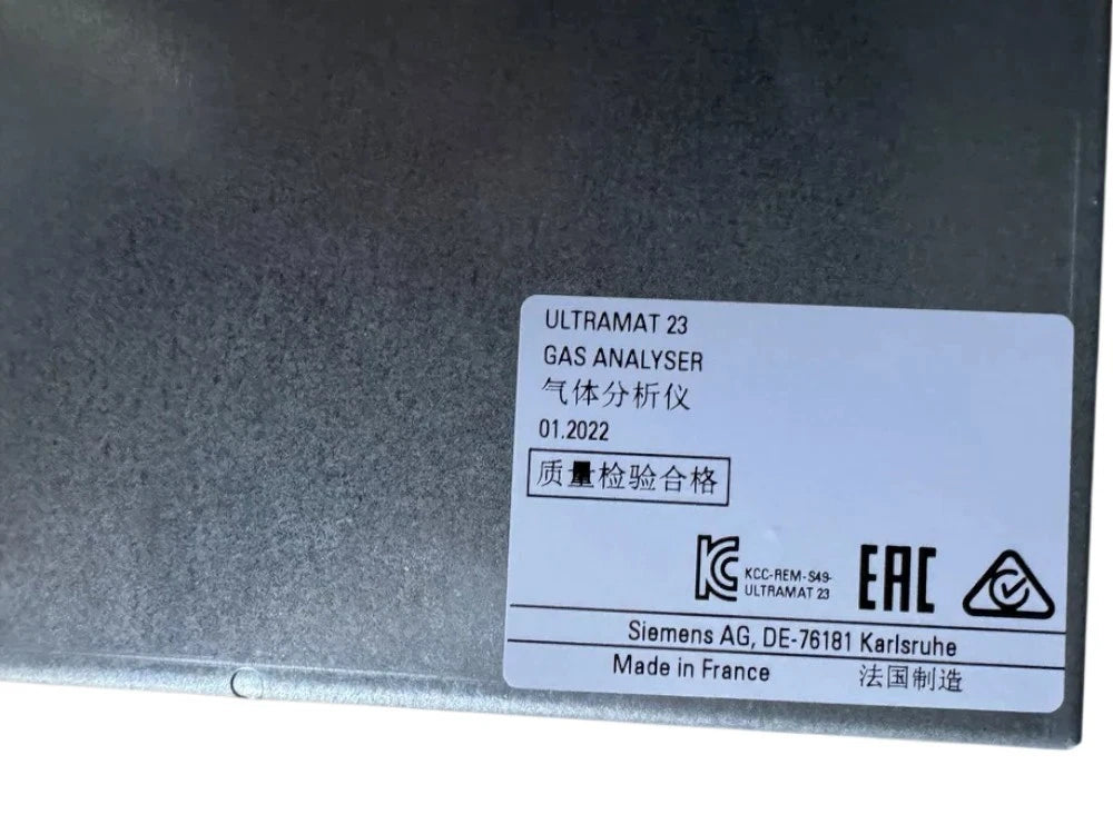 Siemens ULTRAMAT 23 NDIR Gas Analyzer | Process CO₂ Gas Analysis
