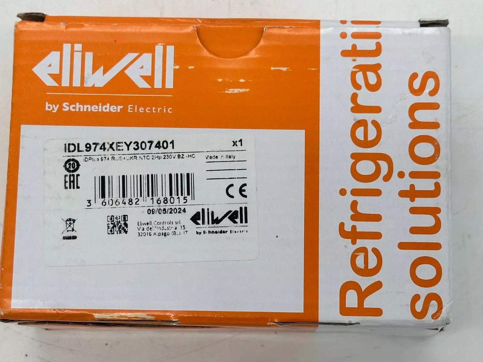 Eliwell IDPlus 974 IDL974XEY307401 Digital Refrigeration Controller 230V 2HP