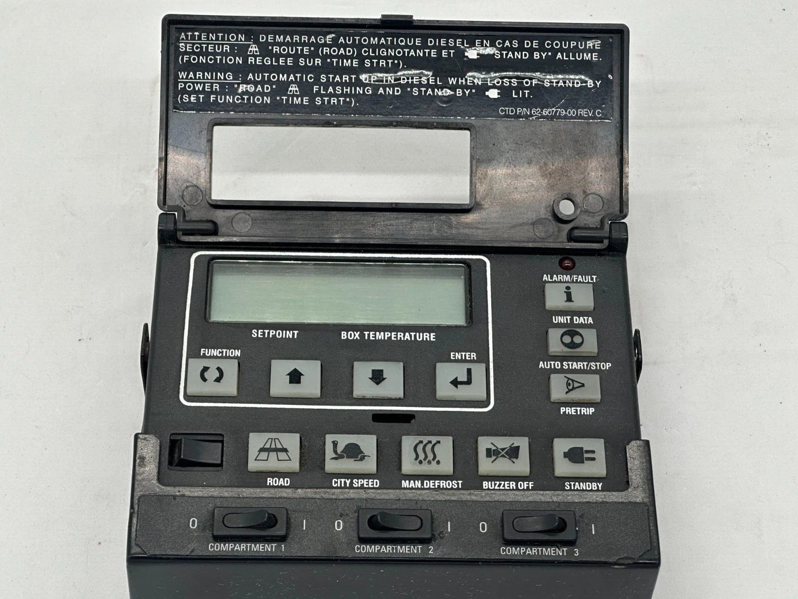 Controlador de cabina Carrier 12-00325-02 | Panel de control multicompartimento para refrigeración de transporte