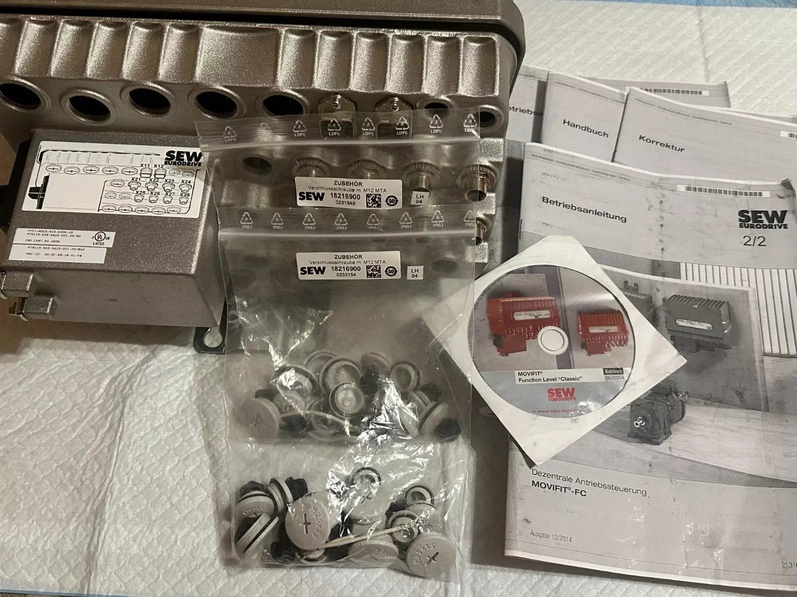 SEW-EURODRIVE MOVIFIT® FC MTF11A003-503-E20A-20 | MTF11A007-503-E20A-20 Decentralized Drive 0.75 kW | MTA11A Module