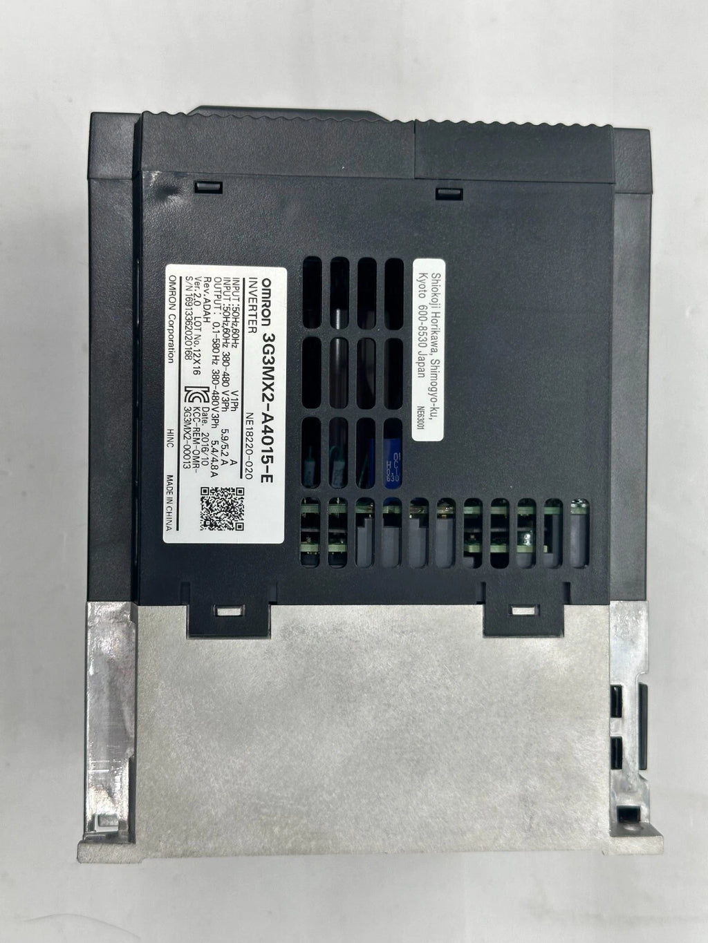 Omron 3G3MX2-A4015-E MX2 Inverter | 1.5 kW | 400 V 3-Phase Variable Frequency Drive