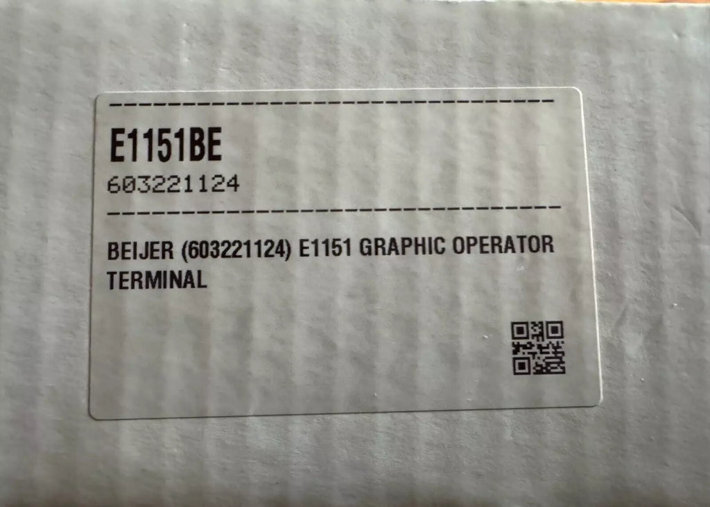 Beijer Electronics E1151 / E1151BE | Panel de operador táctil de 15″, WinCE 4.2, Tetra Pak, 24 VCC
