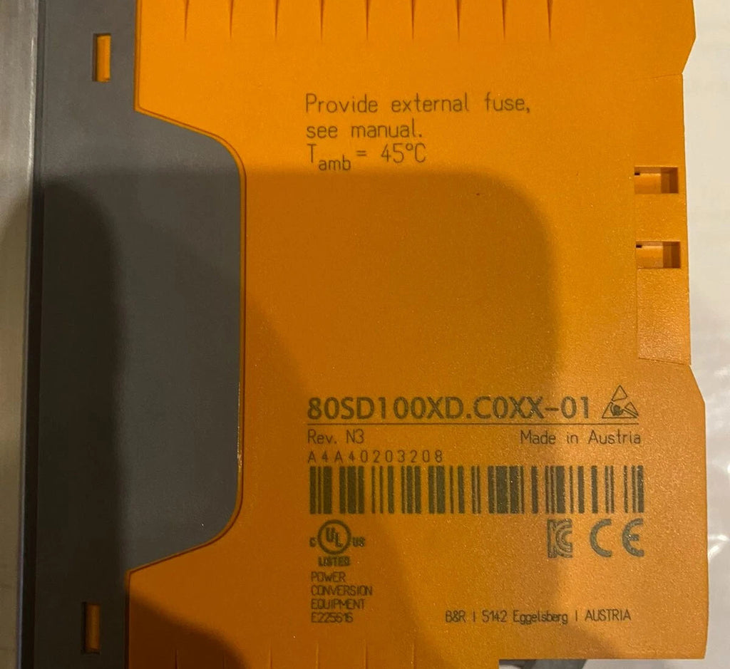 B&R 80SD100XD.C0XX-01 ACOPOSmicro Stepper Drive – 18-80VDC – Rev.N3