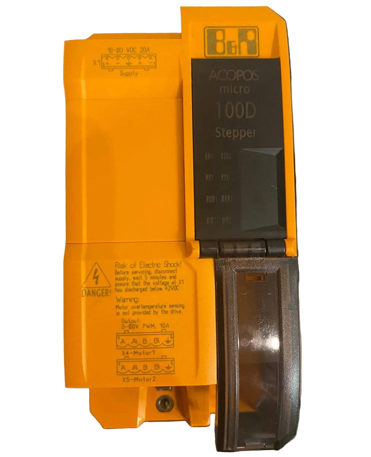 B&R 80SD100XD.C0XX-01 ACOPOSmicro Stepper Drive – 18-80VDC – Rev.N3