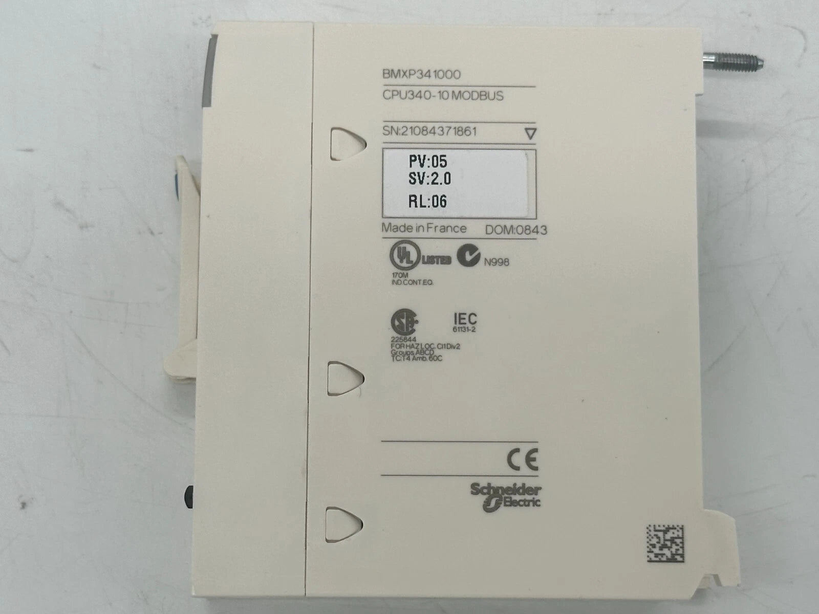 Schneider BMXP341000 CPU 340-10 Modbus Modicon M340 controller