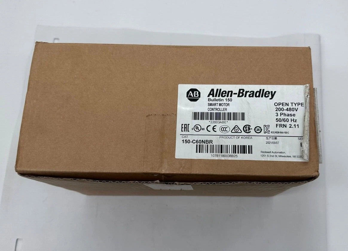 Controlador de motor inteligente Allen-Bradley SMC-3 150-C60NBR Serie B, 200–480 V, trifásico