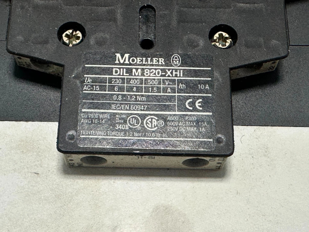 Moeller DILM185/22 (RAC500) Power Contactor – 185A AC-3, 3-Pole, IEC/EN 60947