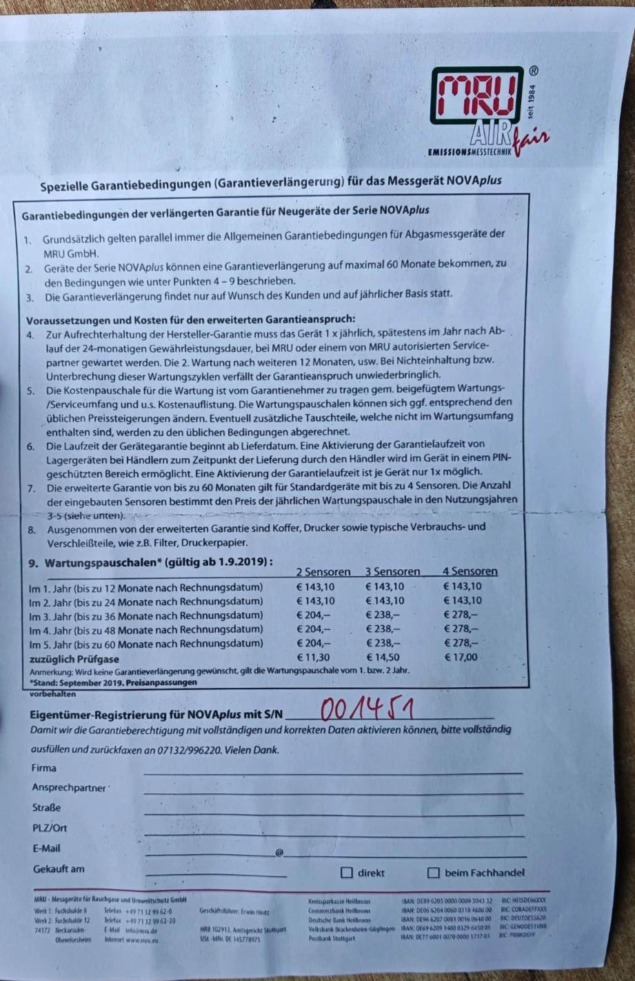 MRU NOVAplus RCU Rauchgasanalysator + NOVAplus Basiseinheit | 0–1100 °C | ±100 hPa