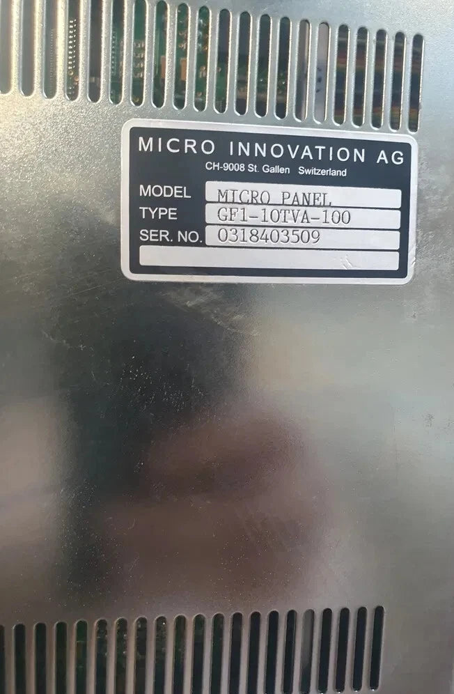 Micro Innovation GF1-10TVA-100 Touch Panel HMI 10” Industrial Operator Panel