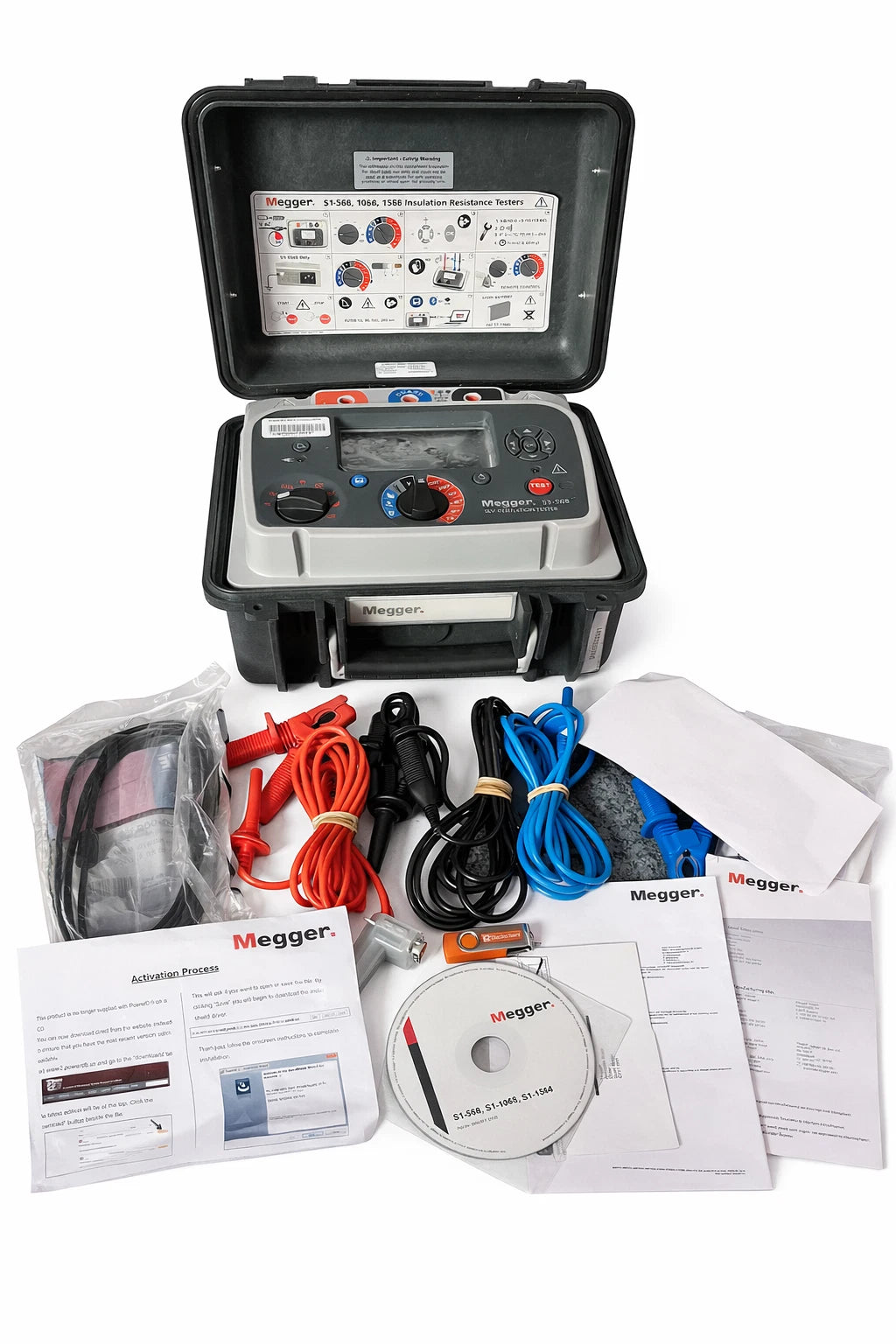 Megger S1-568 5kV Insulation Resistance Tester | Calibrated | High-Voltage Megohmmeter