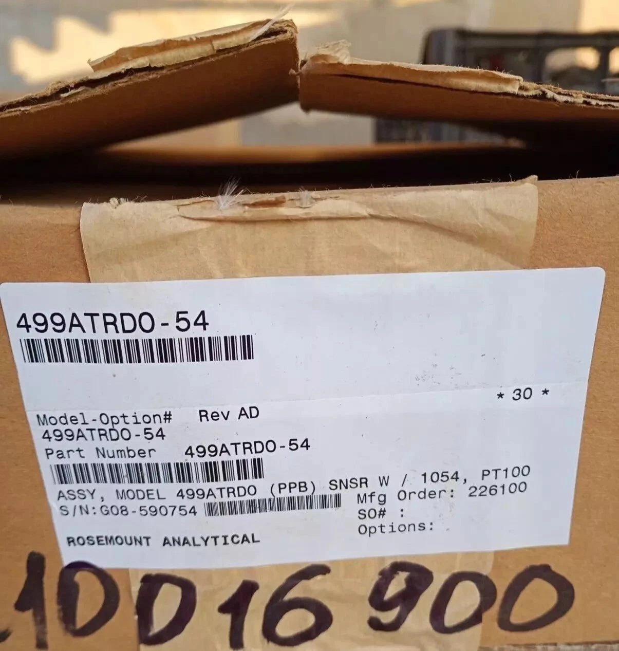Rosemount Analytical 499ATRDO-54 Spuren-Sauerstoffsensor
