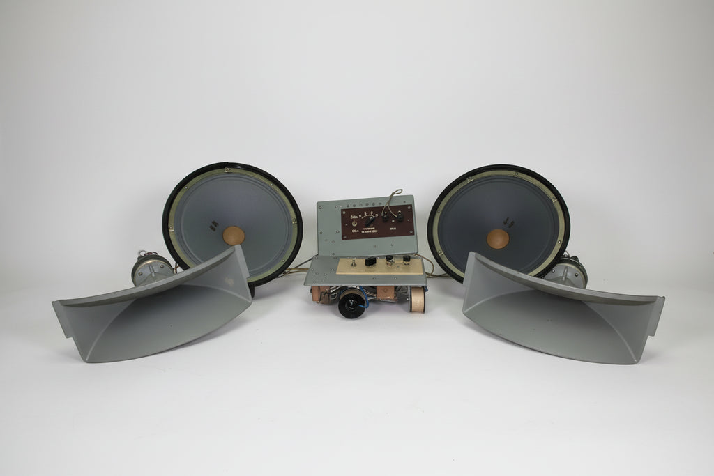 KINAP LOMO Cinema Speaker System – 25GDN-4 Woofers, 1A20 Compression Drivers with Horns, Original Passive Crossovers