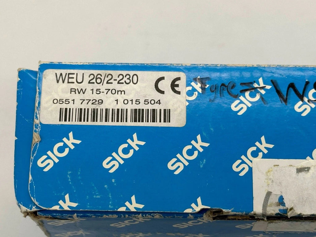 SICK WEU 26/2-230 Lichtvorhangempfänger | Reichweite 15–70 m | CE-zertifiziert