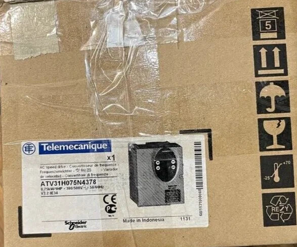 Telemecanique Altivar 31 ATV31H075N4 Variable Frequency Drive (VFD) 0.75kW 1HP 380–500V